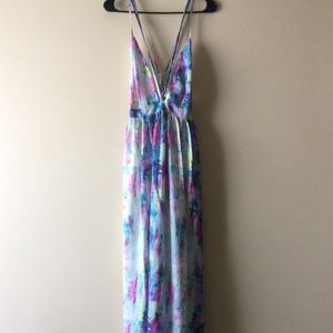 Maxi Dress with Strappy Detail